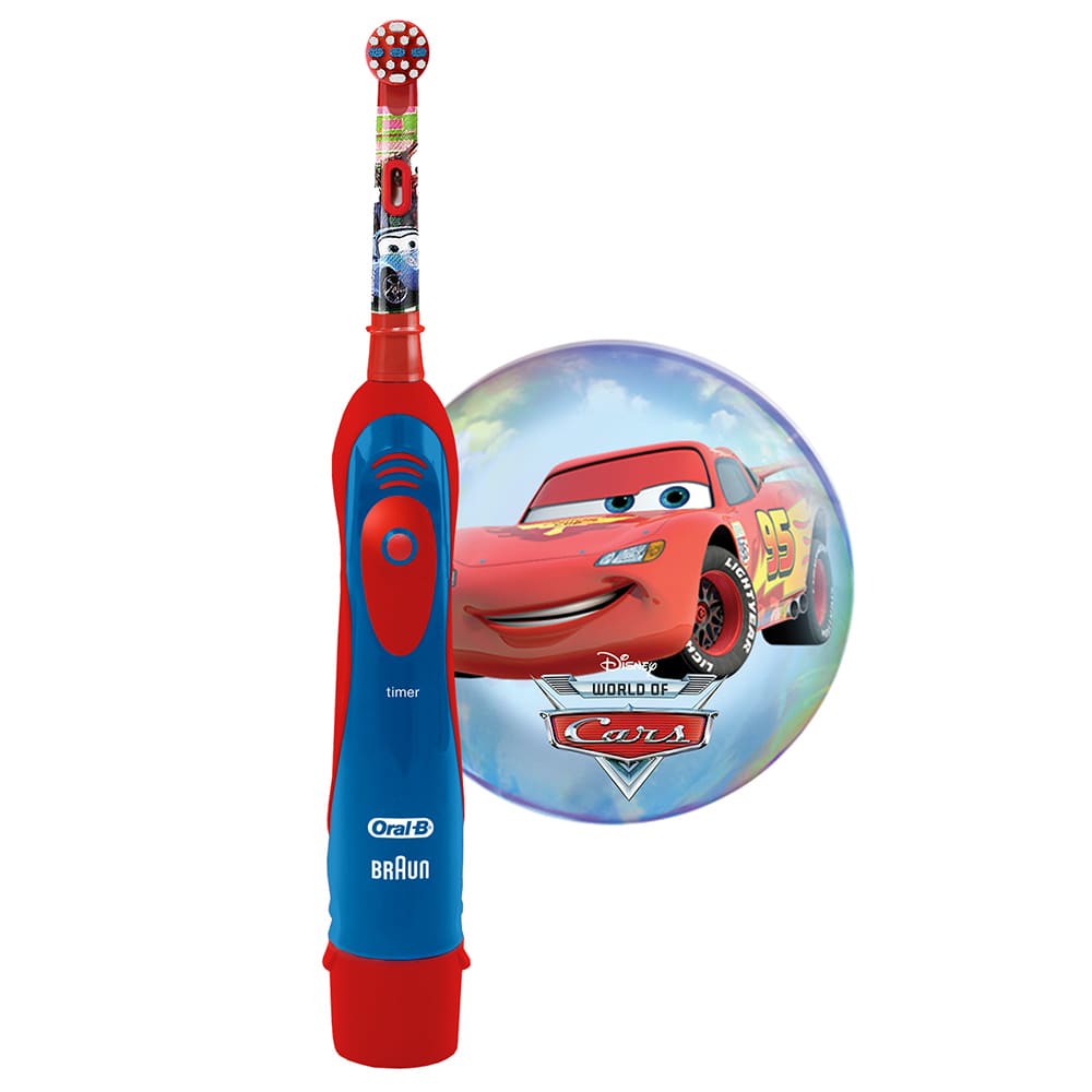 

Детская зубная щетка на батарейках Oral-B Stages Power Cars Kids DB4.510K
